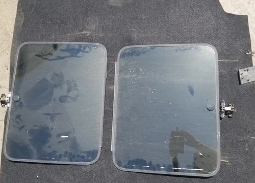 TWO 1971 - 1995 Chevrolet GMC VAN REAR DOOR POP OUT TINTED WINDOWS