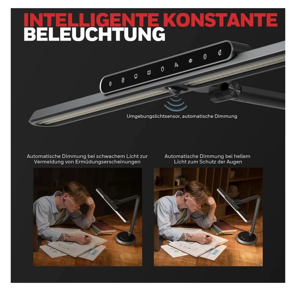 Honeywell LED-Schreibtischlampe für das Heimbüro - H4 Sunturalux™ - Bild 4 von 4