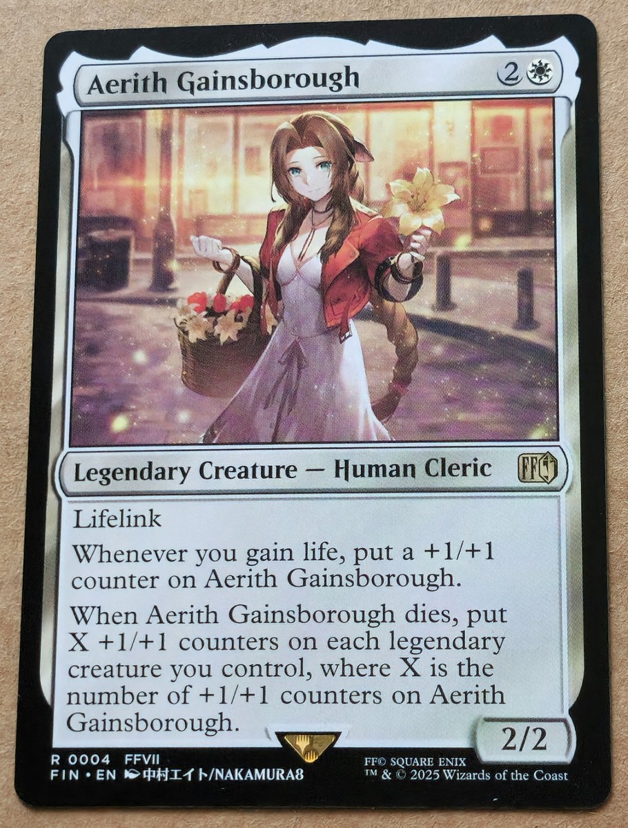 マジック：ザ・ギャザリング Aerith Gainsborough - MTG FF Aerith Gainsborough (#374) (Borderless) | FINAL FANTASY