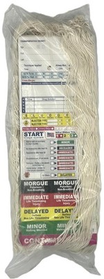 START Triage Tags Mass Casualty Emergency EMS Pre-Strung 50 Toe Tags