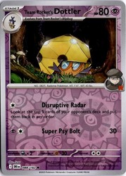 Team Rocket's Dottler 088/182 Destined Rivals