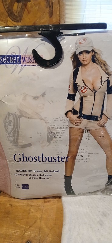 GHOSTBUSTERS COSTUME REPLICA PROP SECRET WISHES FEMALE ADULT NEW IN PACKAGE X SM
