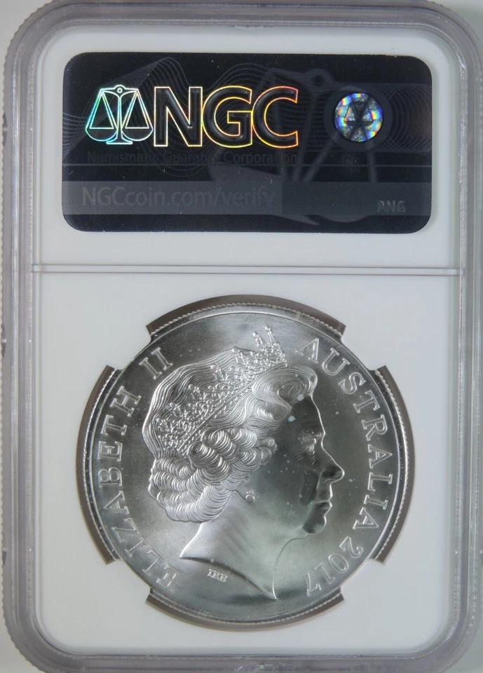 2017 Australia Year of The Rooster 1oz .999 Silver $1 One Dollar Coin NGC MS67 - Image 2 of 4