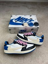 Travis Sc0tt Fragment Jordan 1 Low Og Sp Military Blue MEN's Size US 7-12 