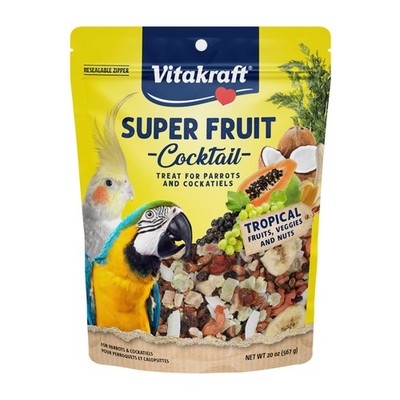 Fresh Super Fruit Cocktail - Tropical Parrot Fruit Blend - Parrot and Cockati...
