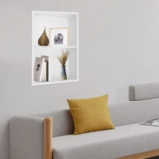 Stainless Steel Shower Storage Niche Recessed Wall Cabinet for Bathroom Storage