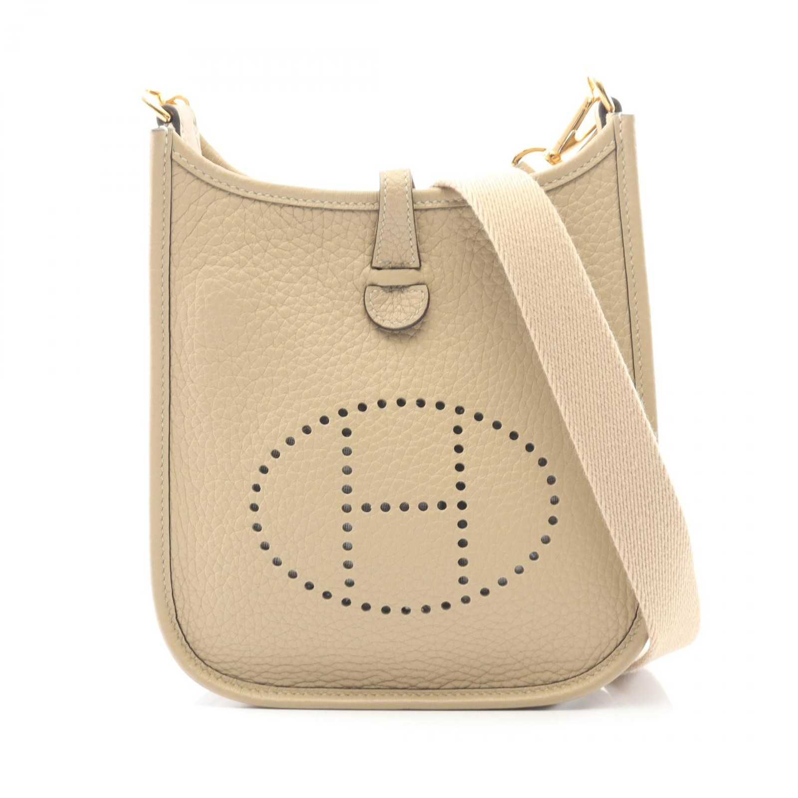 HERMES Evelyne TPM Amazon Shoulder crossbody Bag K Taurillon Clemence Trench GHW