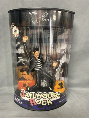 2000 X-TOYS INC JAILHOUSE ROCK 6'' ELVIS PRESLEY ACTION FIGURE STATUE - NIB NOS!