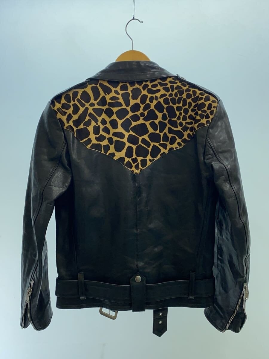 Giacca SAINT LAURENT Double Riders nera 44 usata