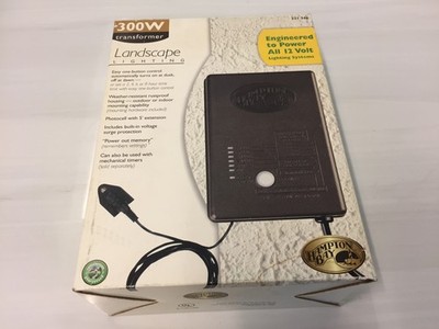 Hampton Bay 221 566 300W Landscape Lighting Transformer 12V