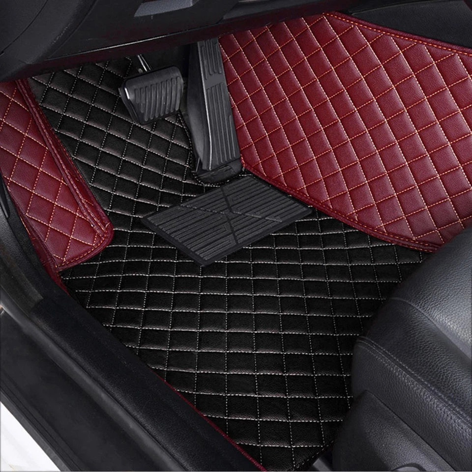 Car Floor Mats For ford five hundred 2005–2007 PU Leather Purple black beige Foto 4 de 4