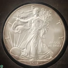 2012 (S) American Silver Eagle - In a Holder with a Slip Cover