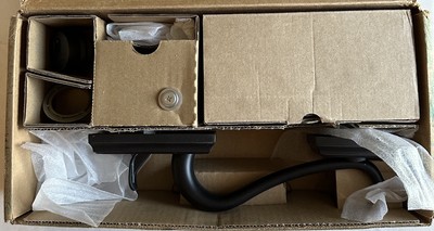SCHLAGE Addison Single Cylinder Handleset and Right Hand Accent Lever, Aged Bron