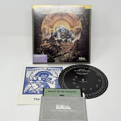 Legacy of the Ancients Commodore 64 C64 128 EA Vintage Big Box Game Complete