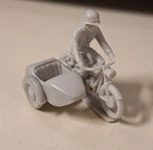 54mm Marx Original German Motorcycle - Battleground/Desert Fox Playsets VGC
