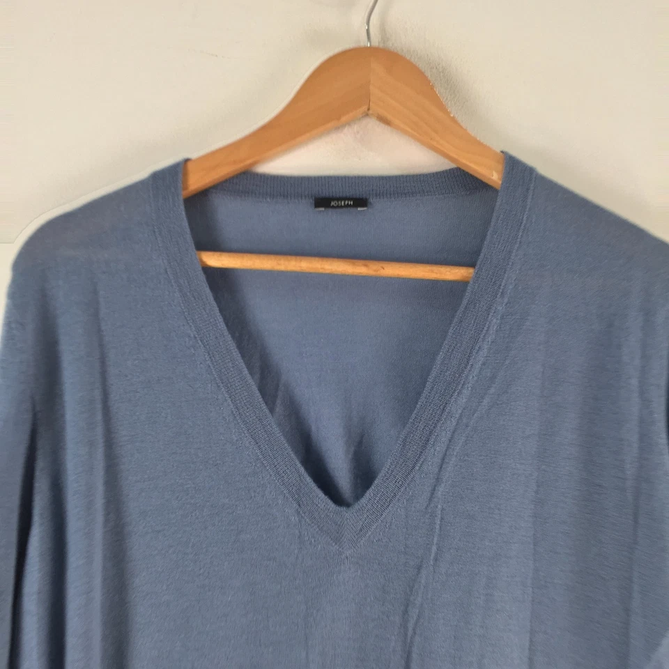 Joseph Mujer Jersey Punto Jersey Talla M Azul Cuello en V Cachemir Manga Larga 121630 Foto 2 de 4