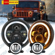 Dot Off-road Combo 7 Led Headlights 4 Fog Lights For Jeep 07-17 Wrangler Jk Dot Off-road Combo 7 Led Headlights 4 Fog Lights For Jeep 07-17 Wrangler Jk