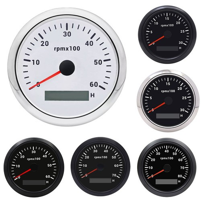 #ad #ad Universal 85MM Tachometer Digital 3000 8000 RPM with 7 Color Light For Car Boat $37.81