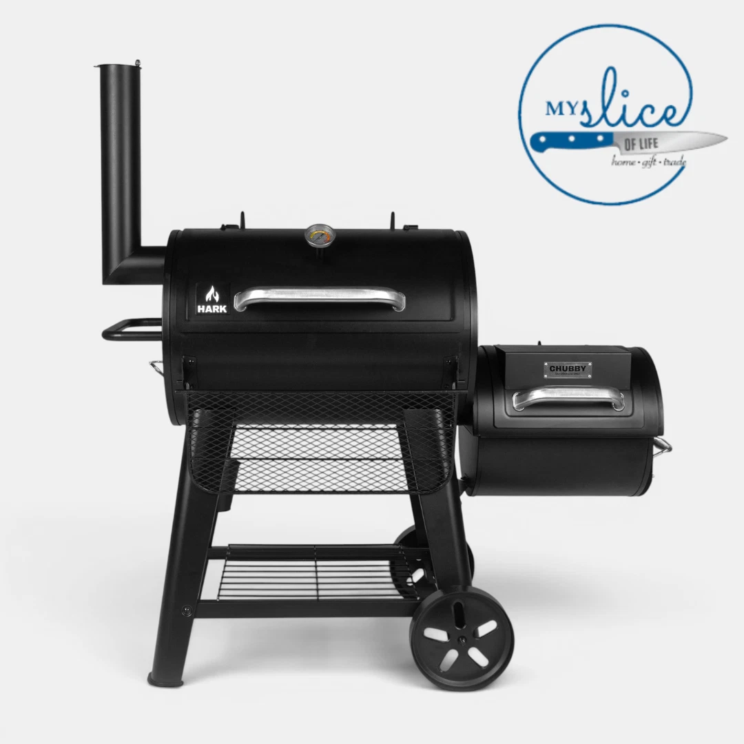 Hark Chubby Offset Smoker HK0536 - Charcoal BBQ / Grill