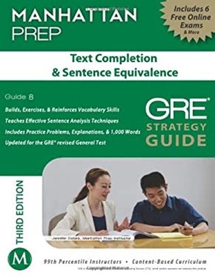Text Completion and Sentence Equivalence GRE Strategy Guide Paper