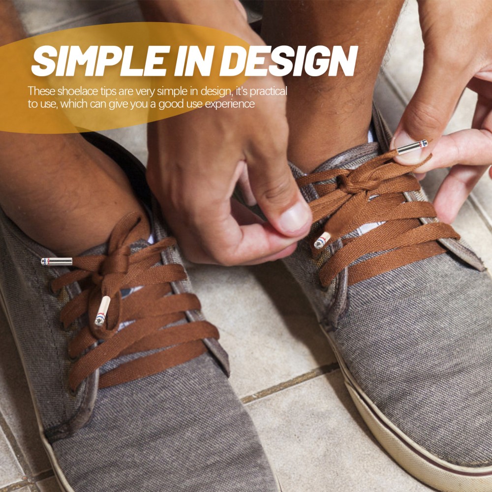 APL 40 Pezzi Campana in Metallo Testa di Rame Corde per Scarpe Punta Estremità Tappo Punte