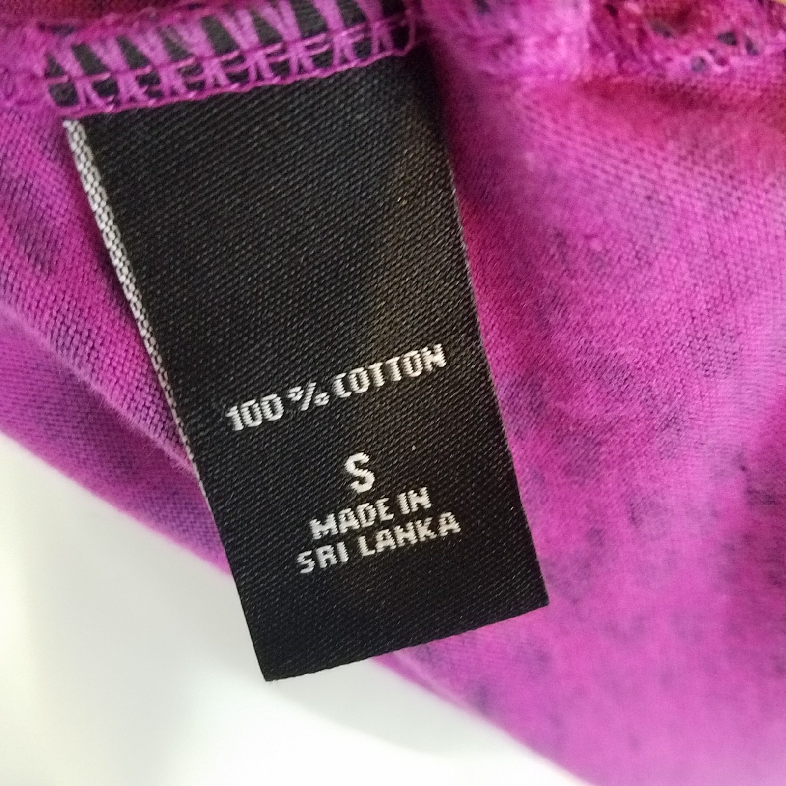 Victorias Secret Moda International Purple Black Shirt Size Small Short Sleeve