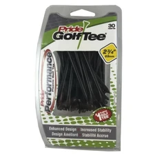 Pride Evolution Plastic Golf Tees - 2 3/4" - Black - 4 Packs - 11813