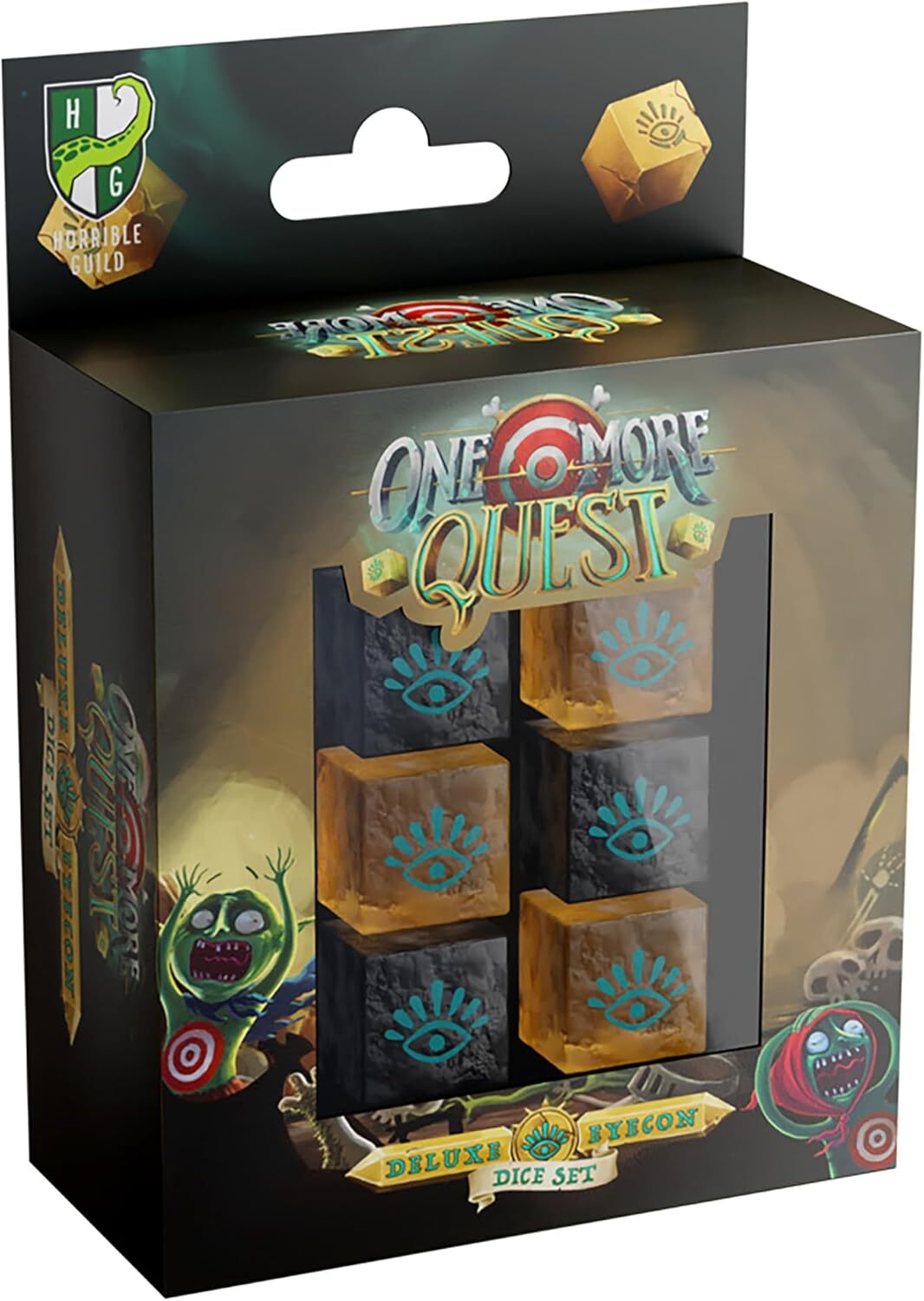 Набор игральных костей Modiphius Entertainment One More Quest Deluxe Eyecon - 6 нестандартных 6-Sid