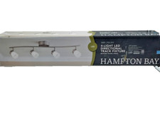 Hampton Bay 4-Light LED Directional Track Brushed Nickel Finish