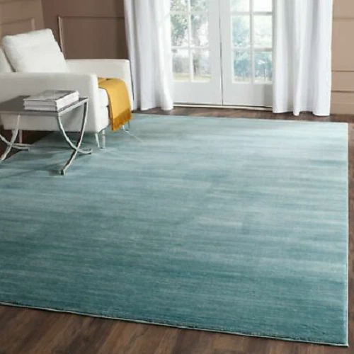 Safavieh Vision Contemporary Tonal Aqua Blue Area Rug 2'2"x4' Rectangle .5" Pile - Image 2 of 4