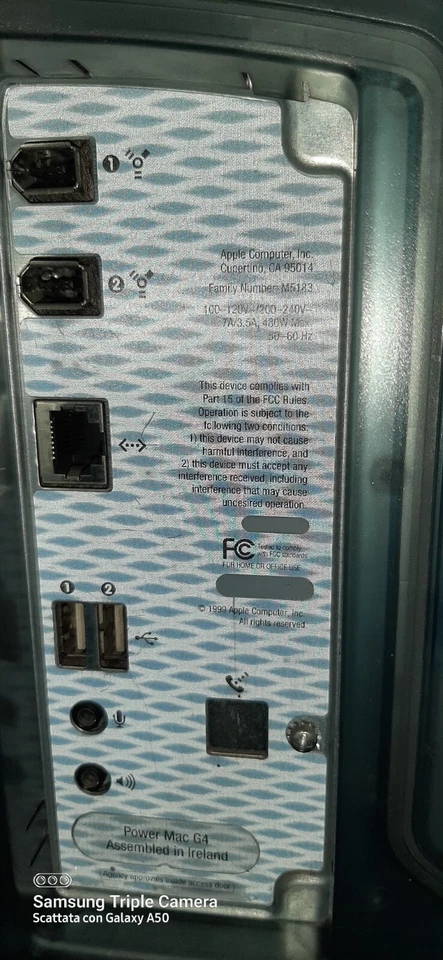 APPLE POWERMAC G4  + tastiera  - Immagine 4 di 4