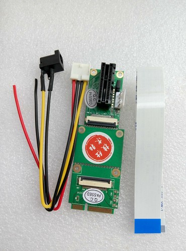 Mini PCI-E to PCI-E 1X Express Riser Extender Adapter Card with FFC Cable - Picture 7 of 11