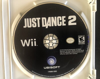 Just Dance (Nintendo Wii, 2010) GAME ONLY Tested Disc