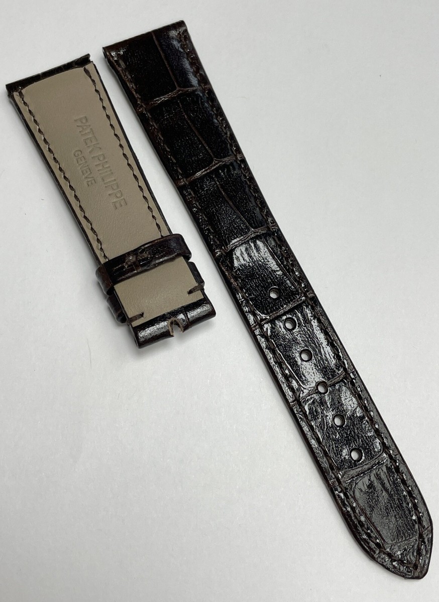 ORIGINAL PATEK PHILIPPE BROWN CALF LEATHER BAND STRAP NEW | eBay
