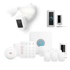 Ring Alarm Pro Wired Home Security System with Built-in eero WiFi 6 Router White
