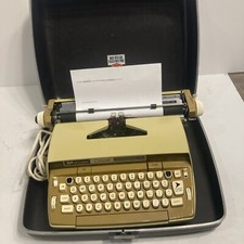 Smith Corona Automatic 12 Electronic Typewriter Original Case Tested And Works! thumbnail