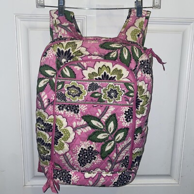 Vera Bradley Floral Quilted Backpack - Pink and Gray Vera Bradley | Bags | Vera Bradley Pink Red And Gray Floral  main image 3