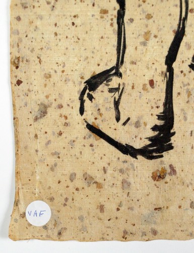 Gerald Anthony Coles (1929-2004) Monotype of two figures on handmade paper. 1962 - Picture 3 of 3