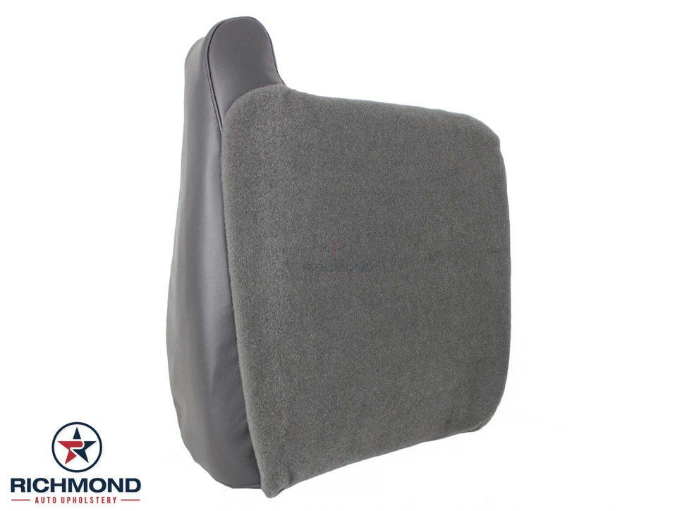 Camión de trabajo Chevy Silverado 2003-2007 - cubierta de asiento de vinilo con respaldo inclinado para conductor gris oscuro Foto 3 de 4