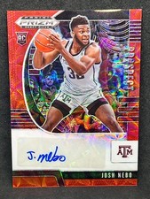 2020-21 Panini Prizm Draft Picks Prospect Choice Red /88 Josh Nebo #PA-JN.2 Auto