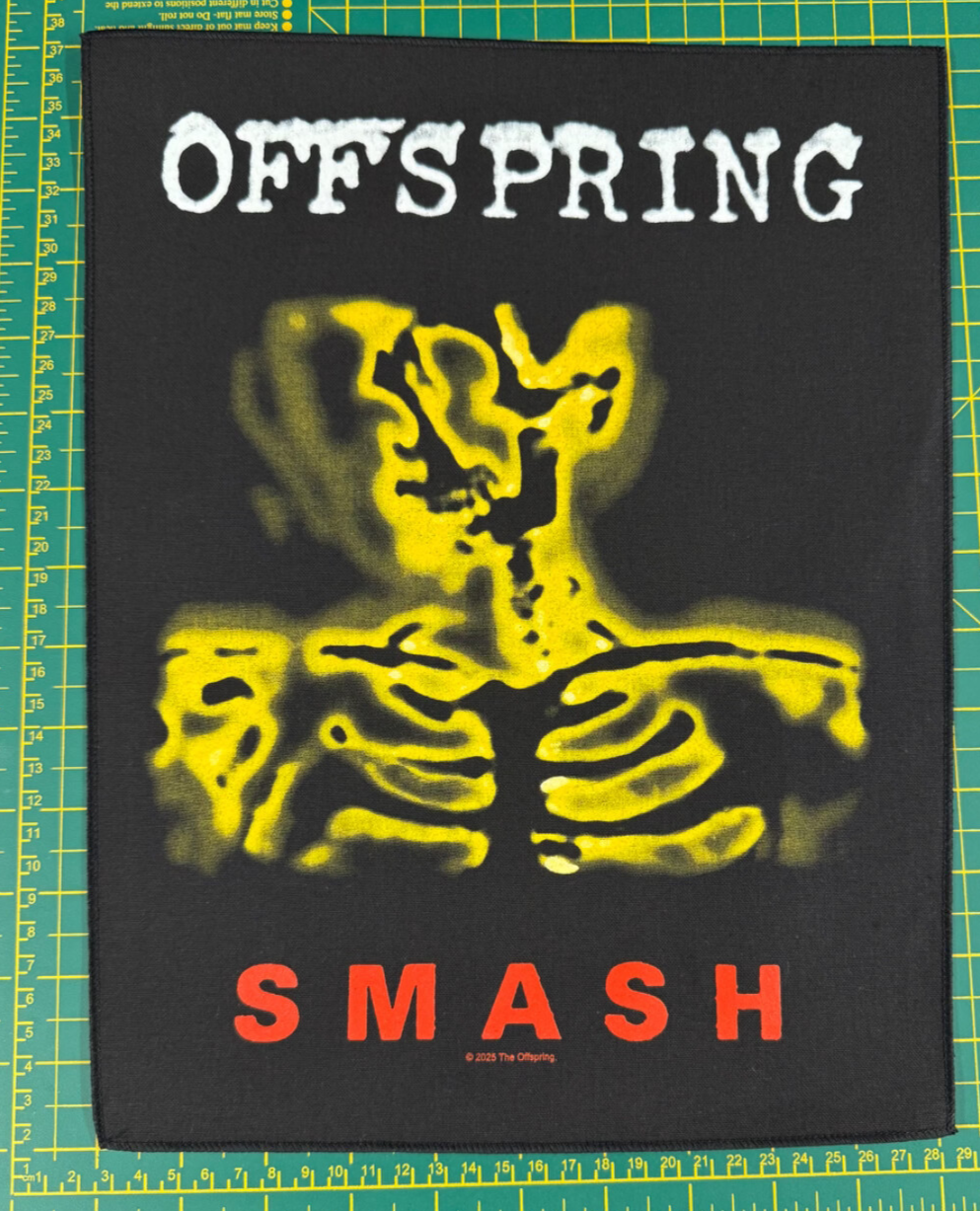 The Offspring Smash Large Size Printed Back Patch Officially Licensed