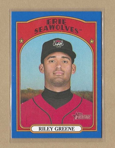 2021 TOPPS HERITAGE MINORS BLUE Border Parallel #/99 - PICK ANY YOU WANT - Picture 6 of 36