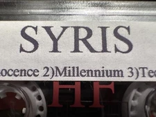 1993 PROMO SYRIS POWER PROG METAL CASSETTE TAPE RARE ILLINOIS