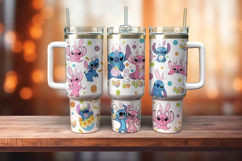 Stitch 40oz Tumbler, Lilo & Stitch 40 oz Tumbler, Disney Characters Tumbler