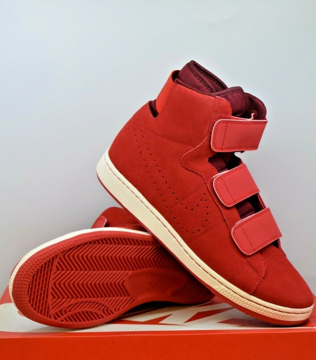 NEW NIKE TZ-85 SNEAKERS GAME RED/WHITE MENS SIZE 10.5 (749628 600