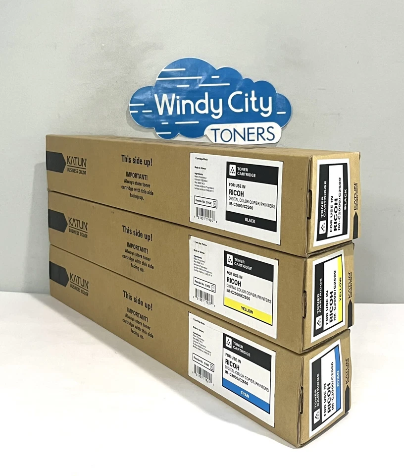 Katun For Ricoh IM C2000 C2500 C2500H Toner Set Of 3 KYC 842307 842308 842310 - Image 4 of 4