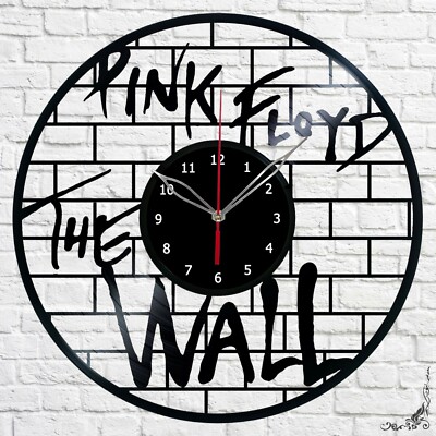 Vinyl Clock Pink Floyd The Wall  Clock Unique Art Vinyl Record Wall Clock 507i
