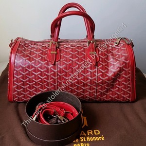 goyard strap bag