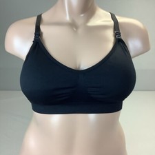 Nursing Bra XXL Keyhole Back 3 Pack White Grey Black Unbranded