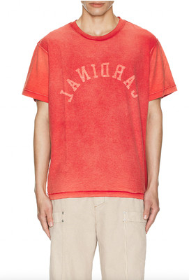 John Elliott - Rush Tee - NWT - Size Medium - Red - Cardinal